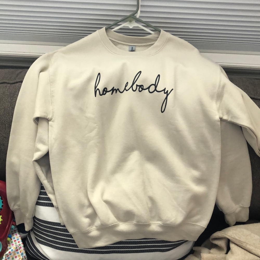 Crewneck “homebody” sweatshirt